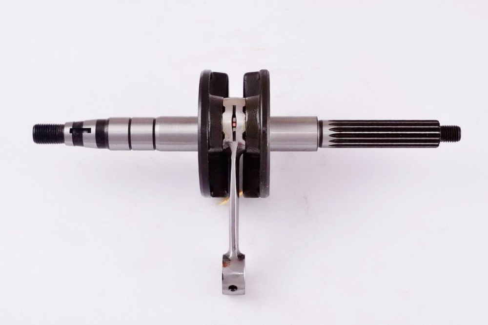 Вал коленчатый в сборе 2Т YAMAHA 1E40QMB, QJ 50см3 вал - 13mm, палец - 12mm VLAND Тайвань