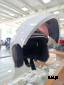 Шлем модуляр HETOSHI X-202 (светополоса,USB-кабель,встр.батарея) цв. Белый р.S