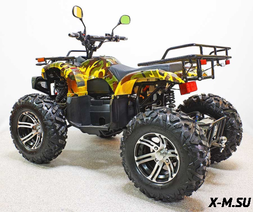 Квадроцикл GreenCamel Сахара A3400 4x4 (72V 3400W R12 alum Дифференциал)