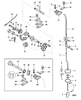 Компоненты переключения передач,Bigfoot 4-Х ТАКТНОГО ПЛМ MERCURY 8 Серийный номер от 0P325500 и выше