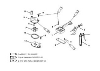 Компоненты двигателя 2-Х ТАКТНОГО ПЛМ MERCURY 60 Серийный номер от 9885345 до 9973099